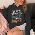 Pet Lover Joke Easily Distracted By Dogs And Books Men Unisex Hoodie Pet Lover Joke Easily Distracted By Dogs And Books Men Unisex Hoodie