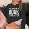 Pretend I'm A Book Character Shirt Adult Kids Costume Unisex Hoodie