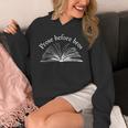 Prose Before Bros Book Lover Literary Reading Unisex Hoodie Prose Before Bros Book Lover Literary Reading Unisex Hoodie