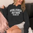 Proud Published Author 2025 Mom Dad Vintage Poet Book Writer Unisex Hoodie Proud Published Author 2025 Mom Dad Vintage Poet Book Writer Unisex Hoodie