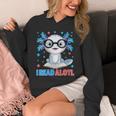 I Read Alotl Cute Axolotl Reading Book Lover Unisex Hoodie