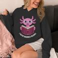 I Read Banned Books Axolotl Reading Unisex Hoodie