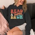 Read A Book Bruh Read Reading Librarian Boys Teen Kids Unisex Hoodie Read A Book Bruh Read Reading Librarian Boys Teen Kids Unisex Hoodie