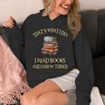 I Read Books And I Know Things l Book Reading Unisex Hoodie I Read Books And I Know Things l Book Reading Unisex Hoodie