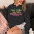 Read Books Run Hard Fight Fascists Unisex Hoodie Read Books Run Hard Fight Fascists Unisex Hoodie
