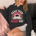 Read Your Heart Out Book Lover Fun Reading Time Unisex Hoodie
