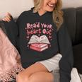 Read Your Heart Out Teacher Valentines Day Book Lover Unisex Hoodie Read Your Heart Out Teacher Valentines Day Book Lover Unisex Hoodie