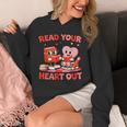 Read Your Heart Out Valentine Reading Book Girl Kid Teacher Unisex Hoodie Read Your Heart Out Valentine Reading Book Girl Kid Teacher Unisex Hoodie