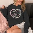 Read Your Heart Out Valentines Teacher Reading Book Lover Unisex Hoodie