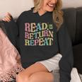 Read Return Repeat Read Reading Book Librarian Men Women Unisex Hoodie