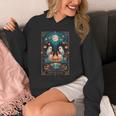 The Reader Bookish Cute Spooky Ghost Reading Book Tarot Card Unisex Hoodie The Reader Bookish Cute Spooky Ghost Reading Book Tarot Card Unisex Hoodie