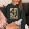 The Reader Tarot Card Book Lover Skeleton Reading Book Unisex Hoodie The Reader Tarot Card Book Lover Skeleton Reading Book Unisex Hoodie