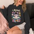 Reading Axolotl Book Lover Wildflowers Unisex Hoodie