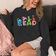 Reading DinosaurRex Dino Book Lover Unisex Hoodie
