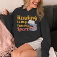Reading Is My Favorite Sport Book Lovers Unisex Hoodie Reading Is My Favorite Sport Book Lovers Unisex Hoodie