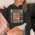 Reading Is My Therapy Book Lover Unisex Hoodie