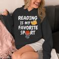Reading Is My Tee Favorite Sport Basketball World Book Day Unisex Hoodie