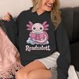 Readsalotl Axolotl Reading Cute Book Lover Bookworm Unisex Hoodie