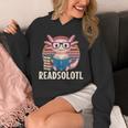 Readsolotl Axolotl Reading Book Lover Kawaii Bookworms Unisex Hoodie Readsolotl Axolotl Reading Book Lover Kawaii Bookworms Unisex Hoodie