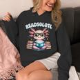 Readsolotl Pink Kawaii Axolotl Read Book Lover Reading Unisex Hoodie Readsolotl Pink Kawaii Axolotl Read Book Lover Reading Unisex Hoodie