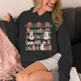 Retro Ghost Reading Book Teacher Librarian Bookish Christmas Unisex Hoodie Retro Ghost Reading Book Teacher Librarian Bookish Christmas Unisex Hoodie