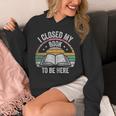 Retro Vintage I Closed My Book To Be Here Book Lover Reading Unisex Hoodie Retro Vintage I Closed My Book To Be Here Book Lover Reading Unisex Hoodie