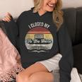 Retro Vintage I Closed My Book To Be Here Reading Teacher Unisex Hoodie