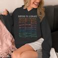 Return To Library Card Book Due Date Bookish Reading Unisex Hoodie