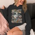 RtY Book Man Graphic Eyes Colorful Art Small Unisex Hoodie