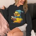 Rubber Duck Reading Book Rubber Duckie Reader Coffee Lover Unisex Hoodie Rubber Duck Reading Book Rubber Duckie Reader Coffee Lover Unisex Hoodie