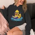 Rubber Duck Reading Book Swim Rubber Duckling Rubber Duckie Unisex Hoodie Rubber Duck Reading Book Swim Rubber Duckling Rubber Duckie Unisex Hoodie