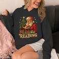 He Sees What You’Ve Been Reading Santa Book Lover Christmas Unisex Hoodie He Sees What You’Ve Been Reading Santa Book Lover Christmas Unisex Hoodie