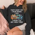 Sewing Reading Books Drinking Tea Sew Sewist Unisex Hoodie