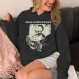 Skeleton Read More Books Unisex Hoodie Skeleton Read More Books Unisex Hoodie