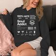 Smutty Book Addict Romance Book Lover Smut Addict Ingredient Unisex Hoodie Smutty Book Addict Romance Book Lover Smut Addict Ingredient Unisex Hoodie