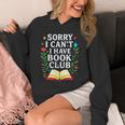 Sorry I Can't I Have Book Club Unisex Hoodie Sorry I Can't I Have Book Club Unisex Hoodie