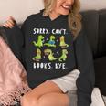 Sorry Can't Books Bye Dinosaur Librarian Bookworm Teacher Unisex Hoodie