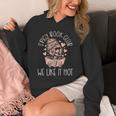 Spicy Book Club Dark Romance Reader Spicy Bookish Skeleton Unisex Hoodie