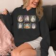 Spooky Teacher Halloween Ghost Reading Book Trick Or Treat Unisex Hoodie Spooky Teacher Halloween Ghost Reading Book Trick Or Treat Unisex Hoodie