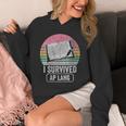 I Survived AP Lang Retro Book Graphic Unisex Hoodie