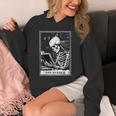Tarot Card Shirt The Reader Tarot Skeleton Reading Book Unisex Hoodie Tarot Card Shirt The Reader Tarot Skeleton Reading Book Unisex Hoodie