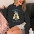 Teacher Alien Books UFO Reading Take Me To Your Reader Unisex Hoodie