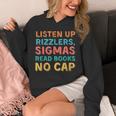 Teacher English Read Books Listen Up Rizzlers Unisex Hoodie