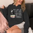 That's What I Do I Pet Cat I Read Books Tuxedo Cat Bookworm Unisex Hoodie