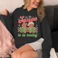 Tis The Season Book Reading Gingerbread Teacher Librarian Unisex Hoodie Tis The Season Book Reading Gingerbread Teacher Librarian Unisex Hoodie