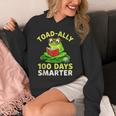 Toad-Ally 100 Days Smarter Frog Reading Book 100 School Day Unisex Hoodie Toad-Ally 100 Days Smarter Frog Reading Book 100 School Day Unisex Hoodie