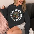 History Education Is Freedom Books Teach Black History Unisex Hoodie