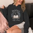 You Had Me At Trigger Warning Dark Romance Skeleton Book Unisex Hoodie