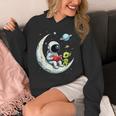 UFO Alien Astronaut Reading Book In Space Unisex Hoodie UFO Alien Astronaut Reading Book In Space Unisex Hoodie