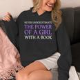 Never Underestimate Girl With A Book Women Inspiration Quote Unisex Hoodie Never Underestimate Girl With A Book Women Inspiration Quote Unisex Hoodie